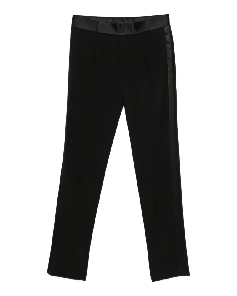 Giorgio Armani Hose aus Satin - Schwarz Schwarz