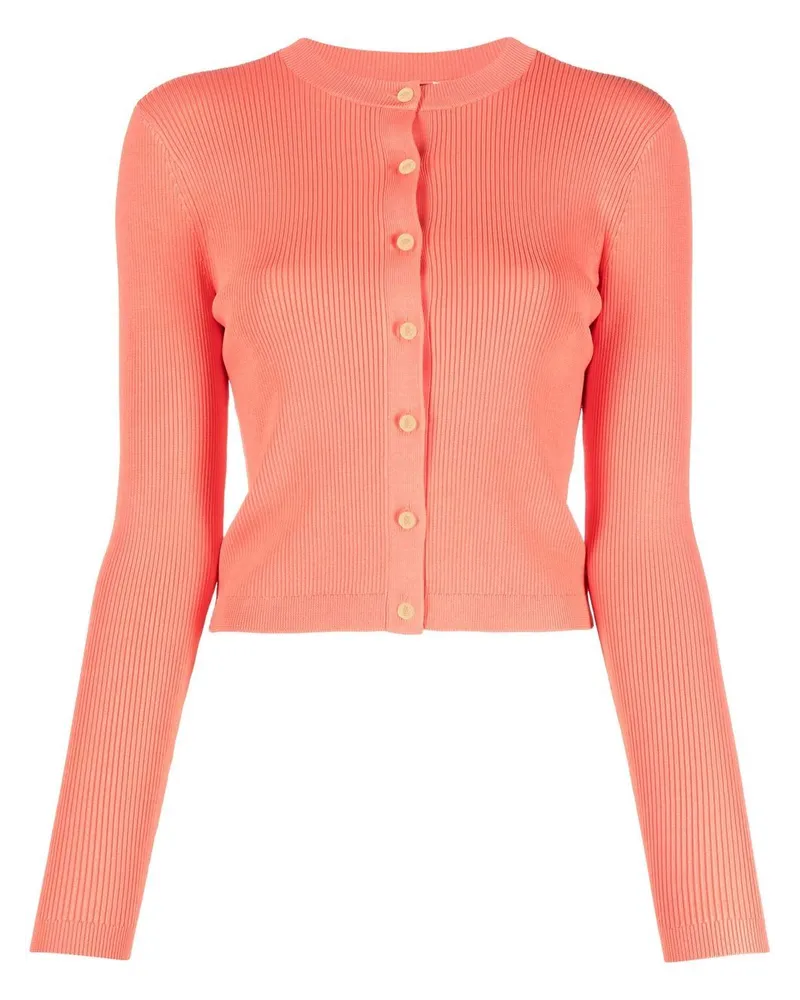 Ralph Lauren Gerippter Cardigan - Orange Orange