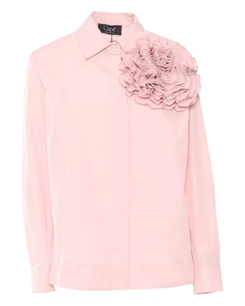 Clips Hemd mit Rüschenapplikation - Rosa Rosa