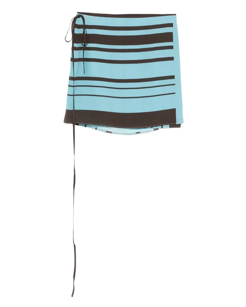 SIR Gewickelter Rioja Minirock - Blau Blau