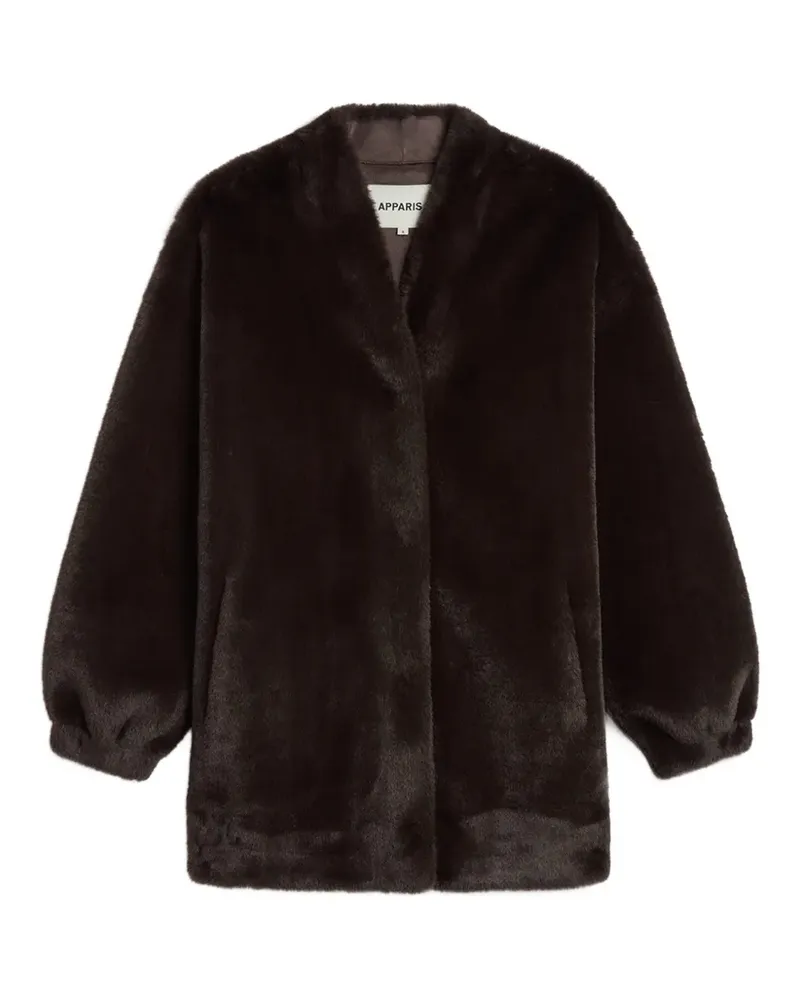 APPARIS Jane faux-fur coat - Braun Braun