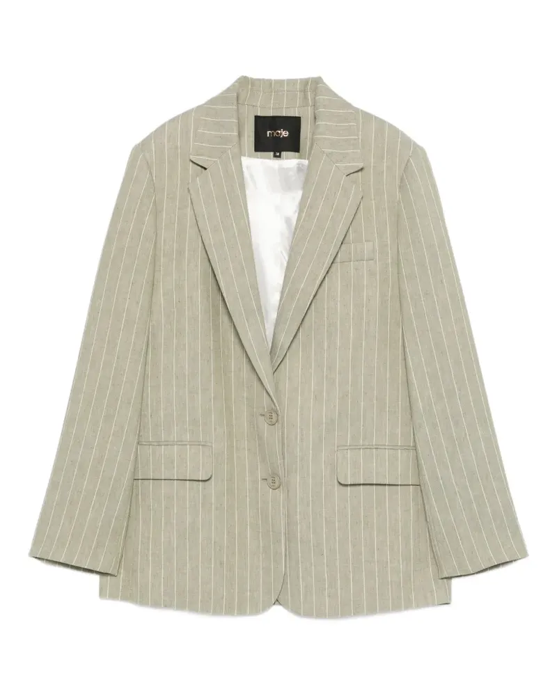 Maje Sakko mit Nadelstreifen - Nude Nude