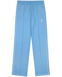 SPORTY & RICH Cropped-Jogginghose mit Logo Blau