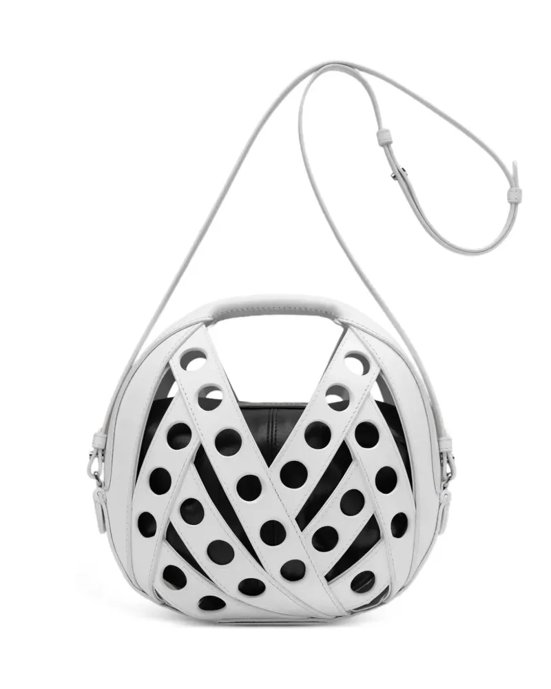 PERRIN PARIS Le Petit Panier Soli Handtasche - Weiß Weiß