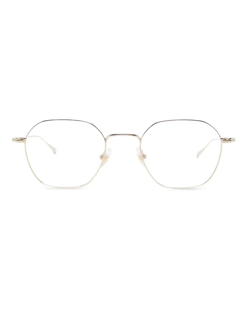 Montblanc Brille mit geometrischem Gestell - Gold Gold