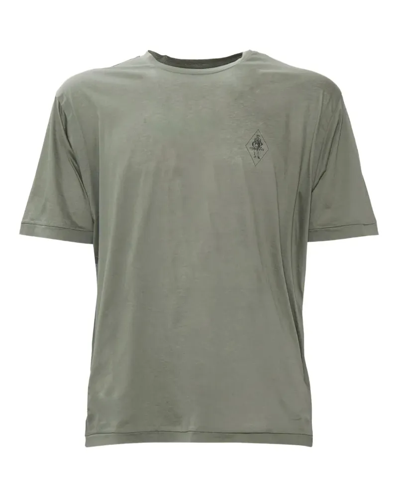 C.P. Company T-Shirt mit Logo-Print - Grün Grün