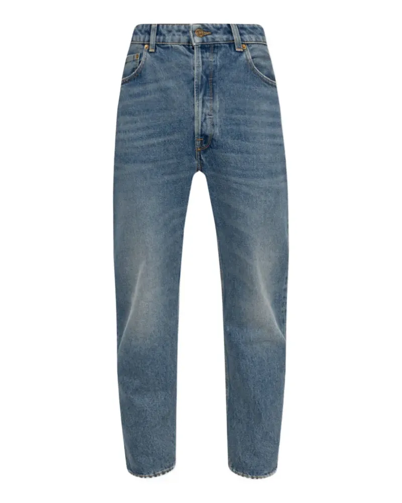 Golden Goose Tief sitzende Straight-Leg-Jeans - 50100|BLUE 50100