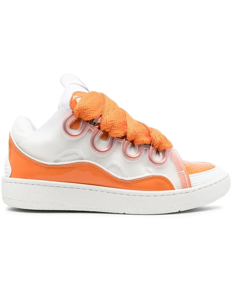 Lanvin Curb Sneakers - Orange Orange
