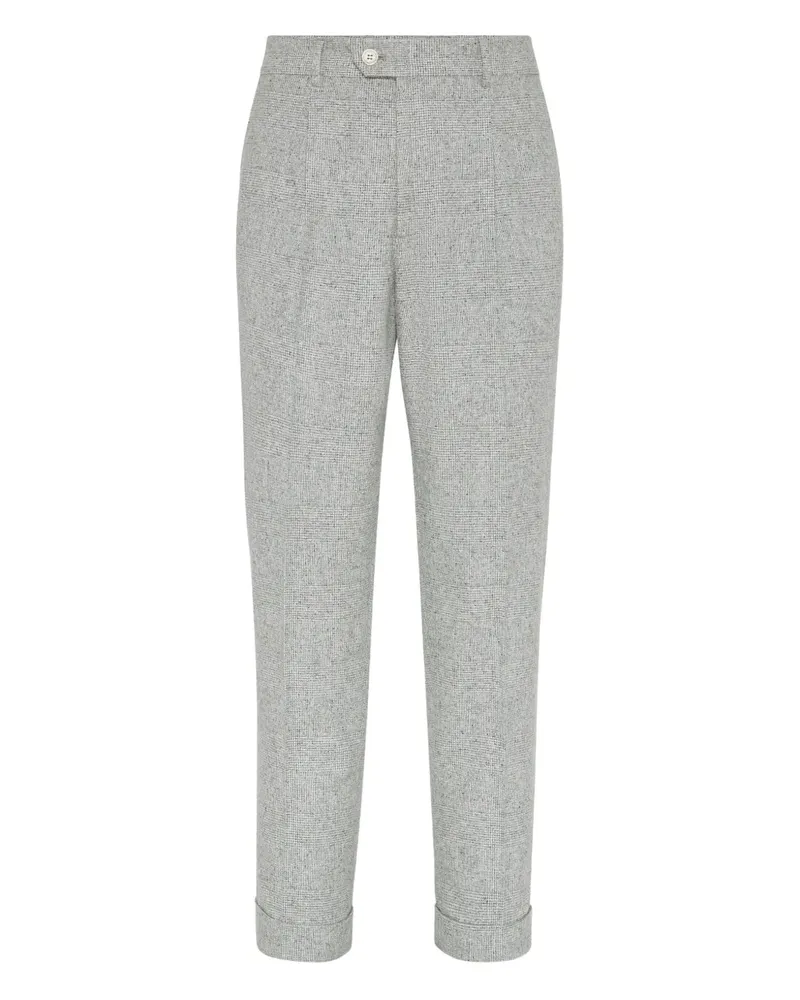 Brunello Cucinelli Hose mit Falten - Grau Grau