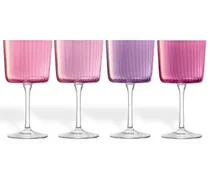 Set aus vier Gems Weingläsern - Rosa