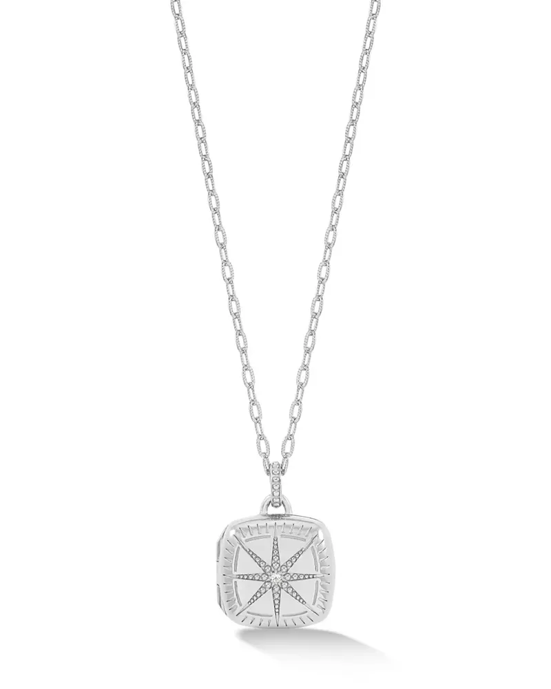 Dower & Hall Stellar Halskette mit Anhänger - Silber Silber