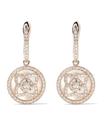 De Beers 18kt 'Enchanted Lotus' Rotgoldohrringe Rosa