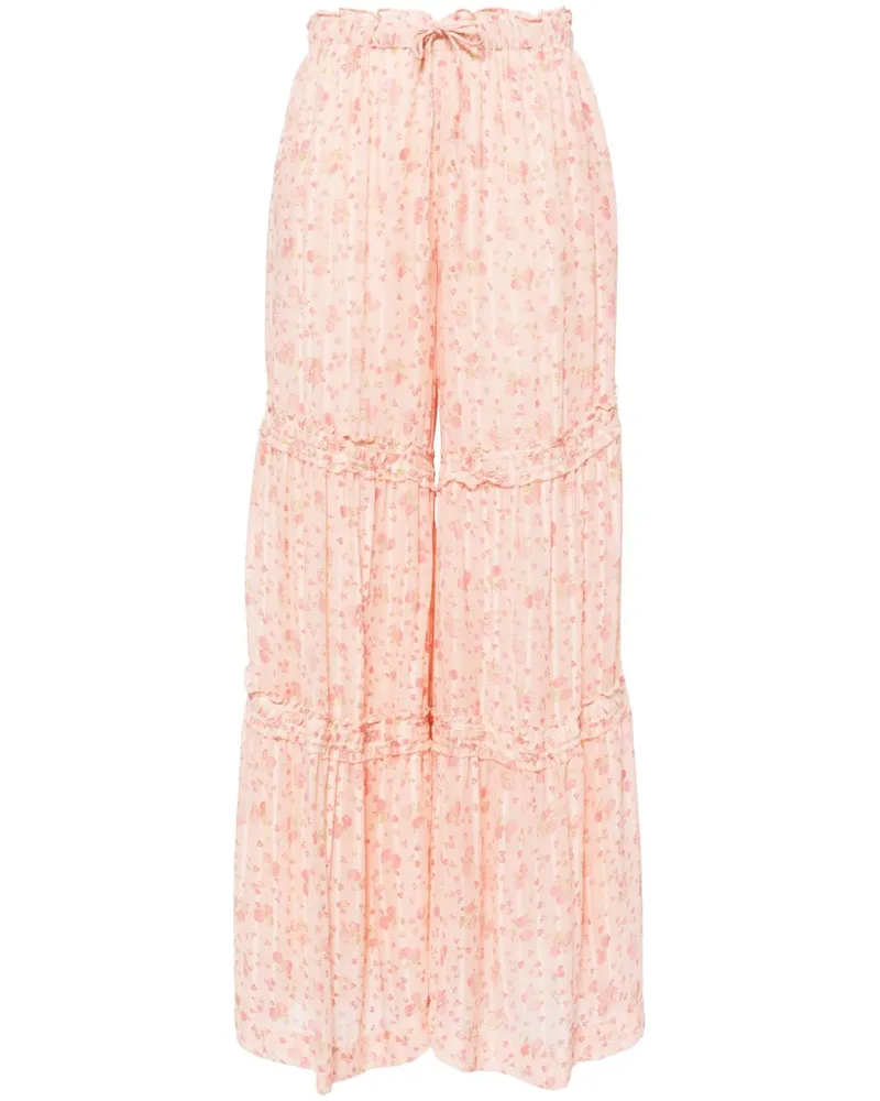Free People Emmaline Hose - Rosa Rosa