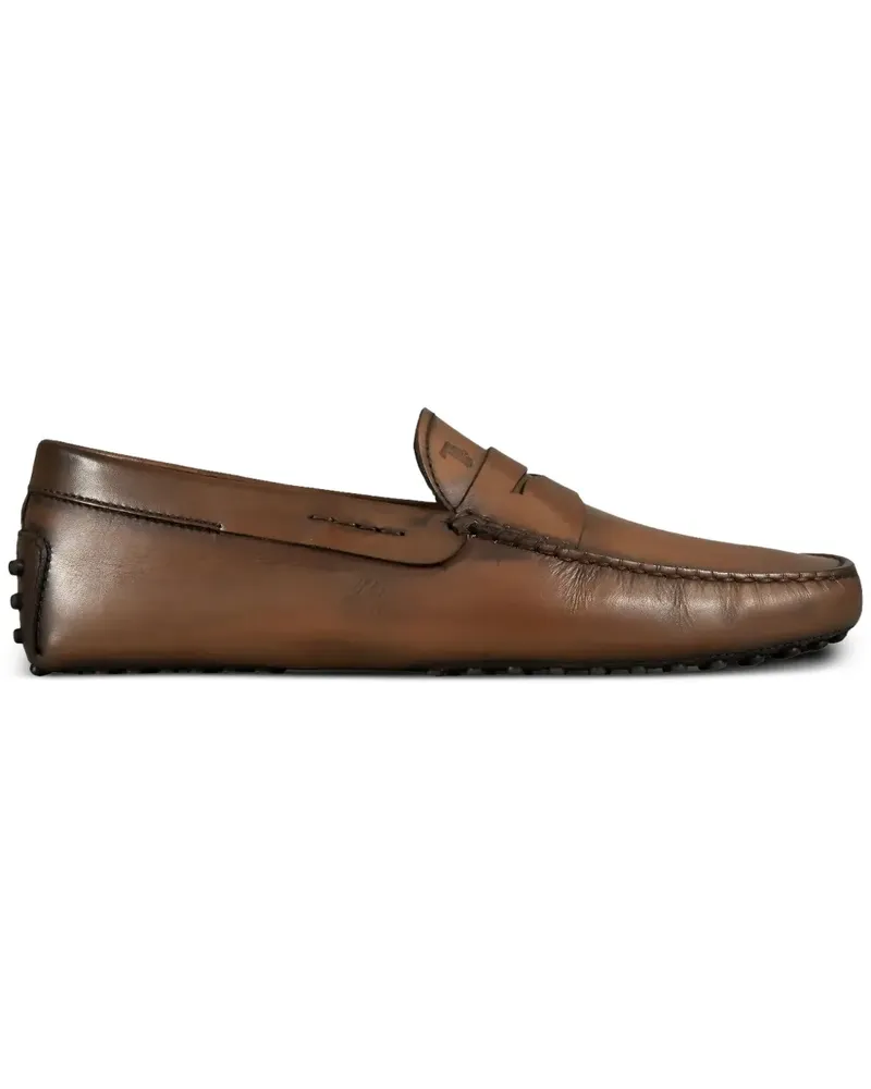 TOD'S Gommino driving loafers - Braun Braun