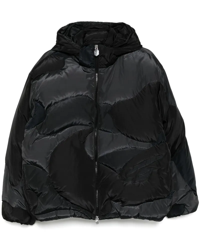 BAPE 1ST Camo Daunenjacke - Schwarz Schwarz