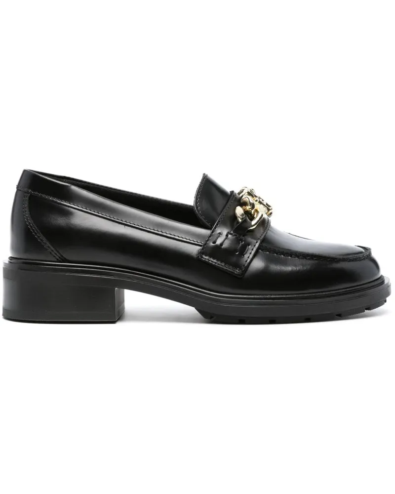 Tommy Hilfiger Loafer mit Kettenriemen 30mm - Schwarz Schwarz