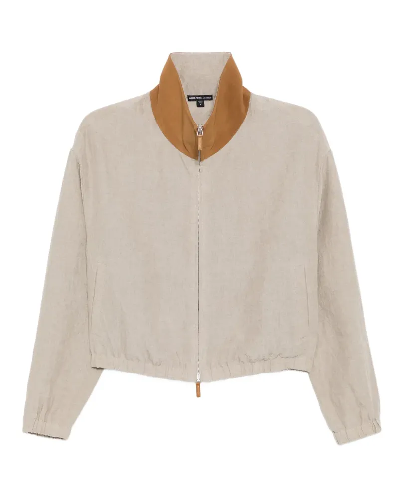 James Perse Sportjacke aus Leinen - Nude Nude