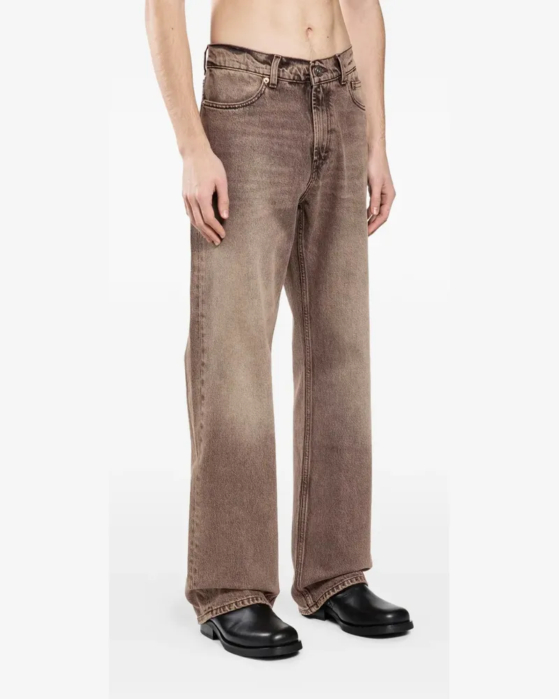 Our Legacy Carlson Jeans mit Cut-Out - Braun Braun