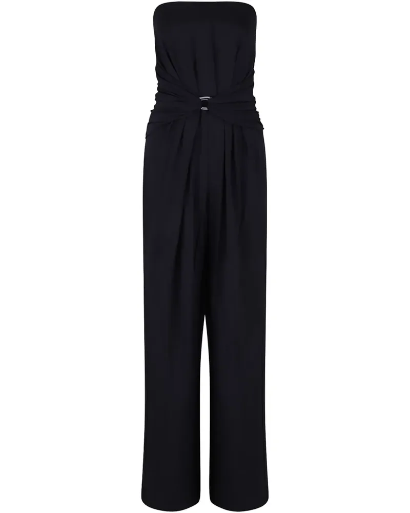 Max Mara Jumpsuit mit tiefem Ausschnitt - Blau Blau