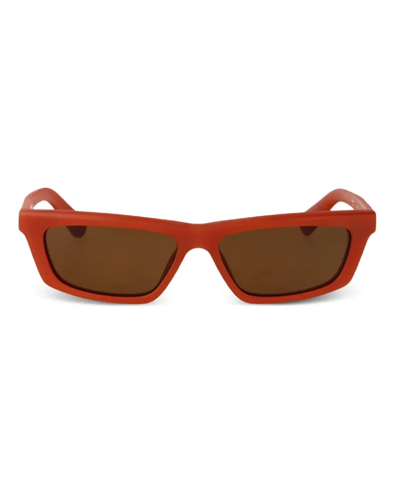 Jacquemus Sonnenbrille mit eckigem Gestell - Orange Orange