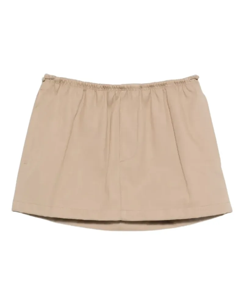 Alexander Wang elasticated-waistband mini skirt - Nude Nude