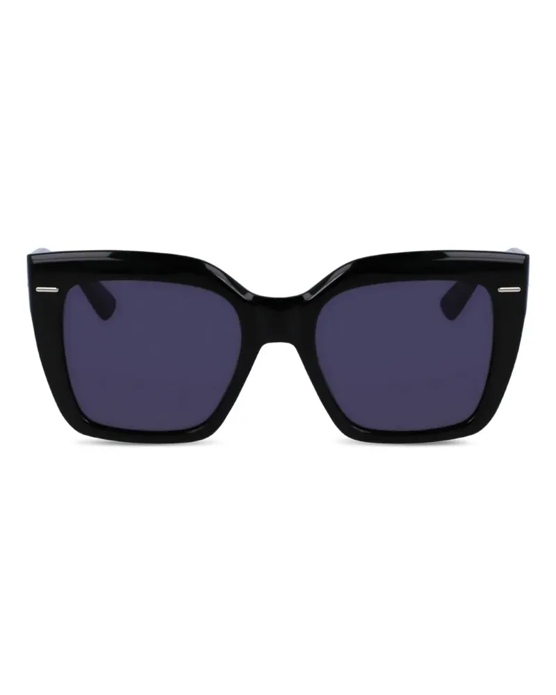 Calvin Klein Sonnenbrille im Cat-Eye-Design - Schwarz Schwarz