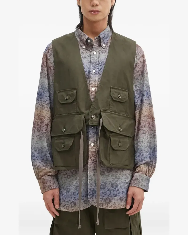 Engineered Garments Weste mit mehreren Taschen - Grün Grün