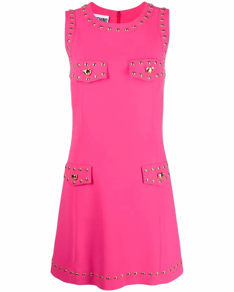 Moschino Kleid mit Teddy - Rosa Rosa