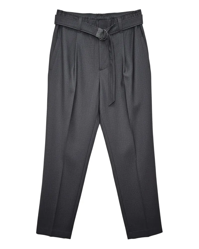Brunello Cucinelli Hose mit Gürtel - Grau Grau