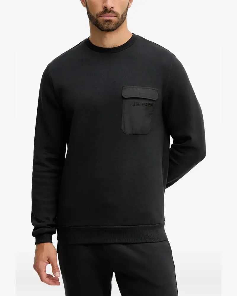 Colmar chest-pocket crew-neck sweatshirt - Schwarz Schwarz