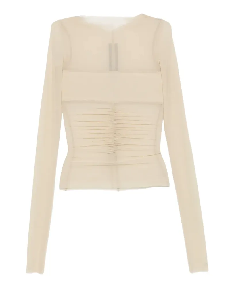 Rick Owens Temple T-Shirt - Nude Nude