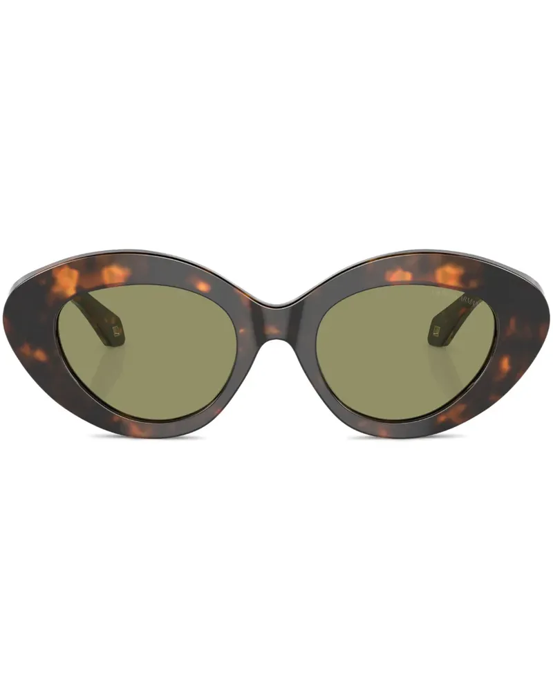 Giorgio Armani Brille in Schildpattoptik - Grün Grün