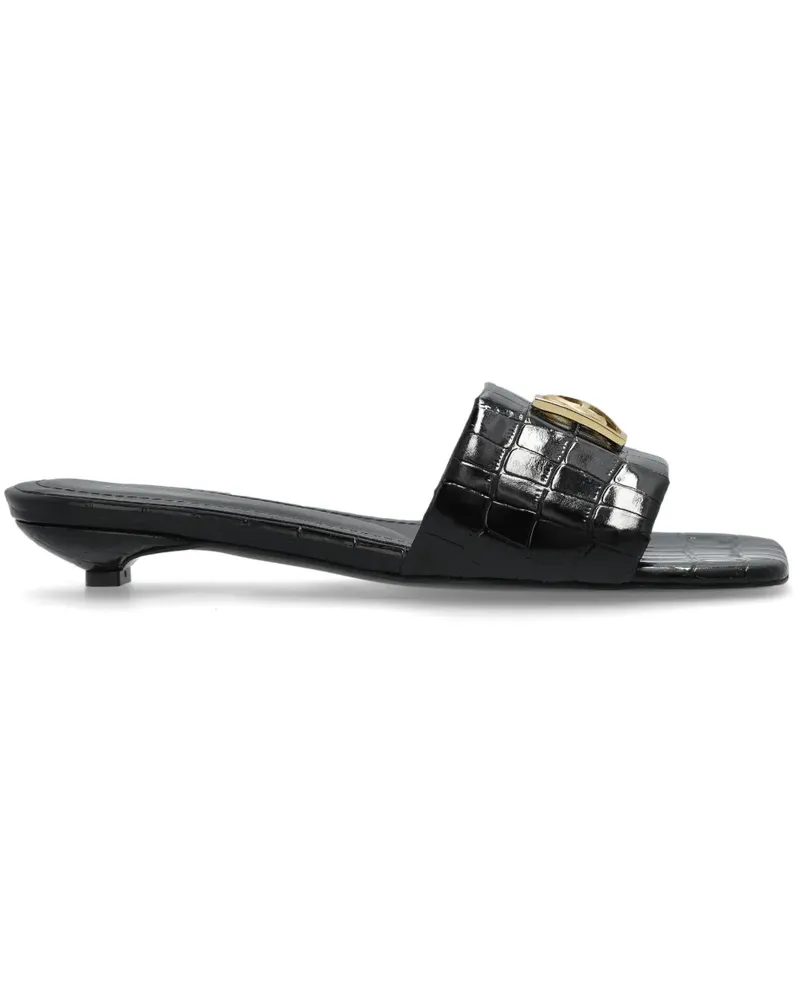 Anine Bing Sandalen mit Applikation - Schwarz Schwarz