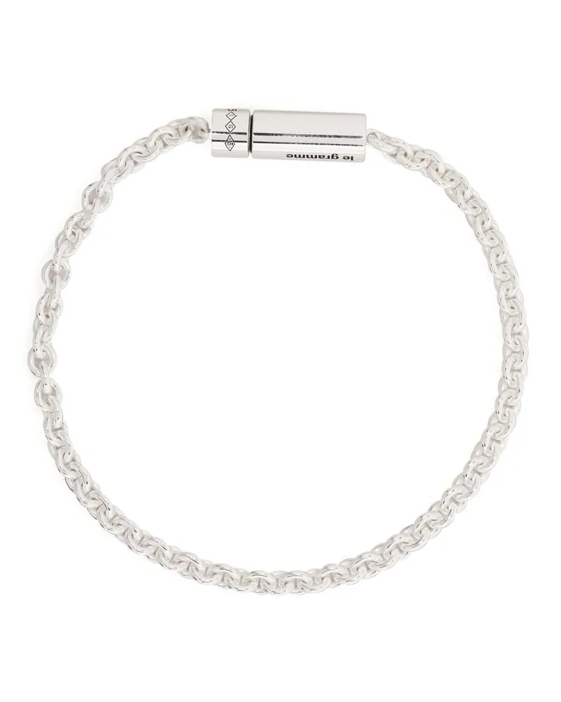 Le Gramme Klassisches Ankerkettenarmband - Silber Silber