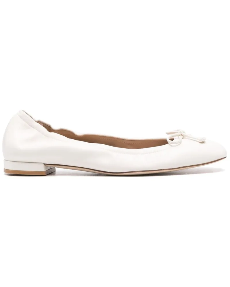 Stuart Weitzman Bria Ballerinas - Weiß Weiß