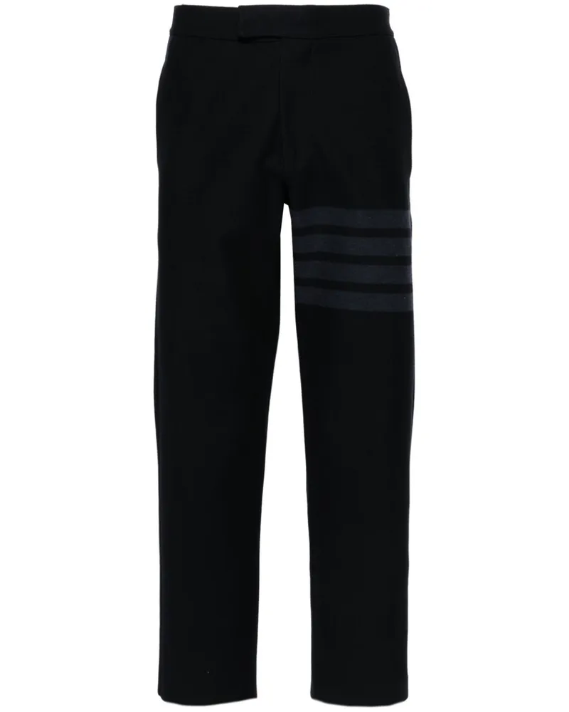 Thom Browne Halbhohe Tapered-Hose - Blau Blau