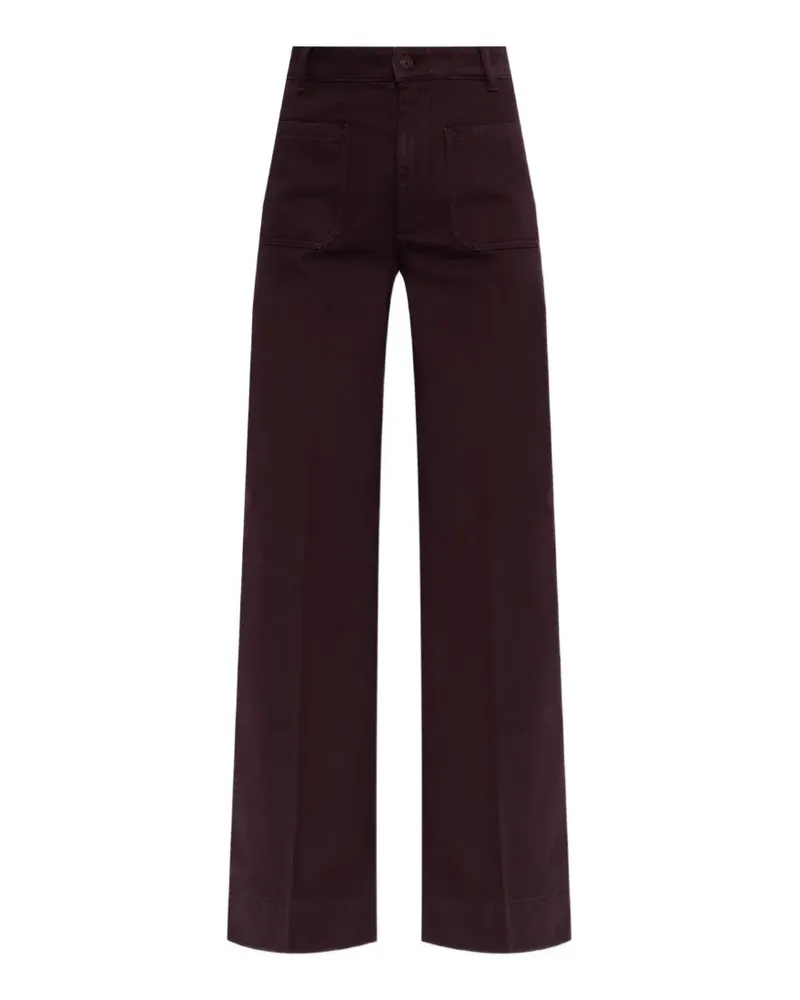 Victoria Beckham Weite Alina Jeans - Rot Rot