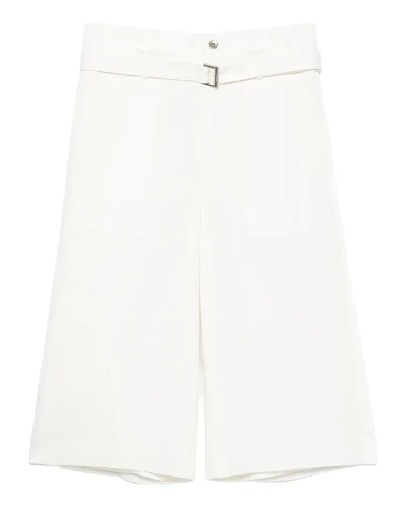 Sacai belted trousers - Weiß Weiß
