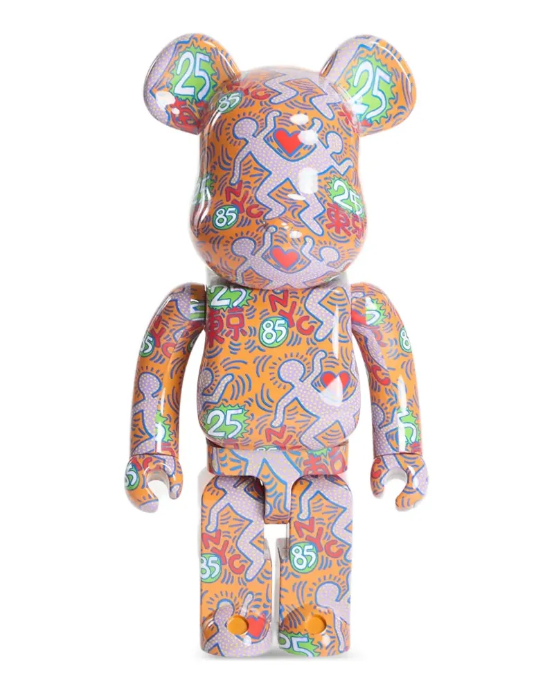Medicom Toy BE@RBRICK Keith Haring SP BWWT 1000% Figur - Orange Orange