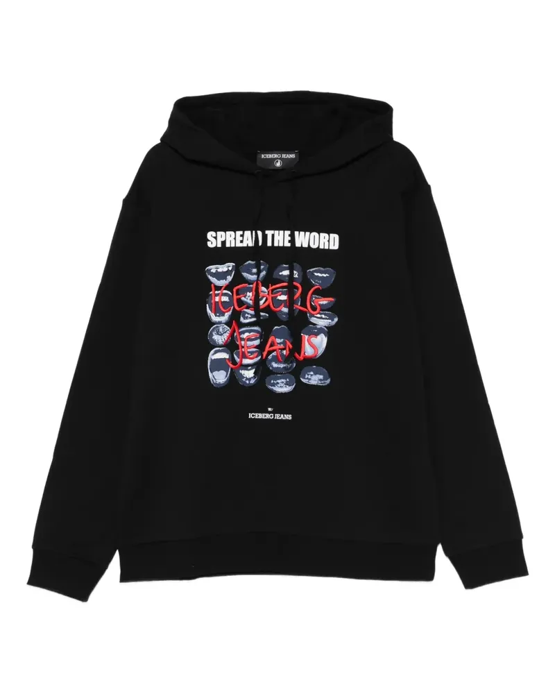 Iceberg Chill hoodie - Schwarz Schwarz