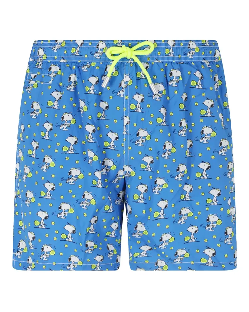 MC2 Saint Barth Snoopy-print Lighting swim shorts - Blau Blau