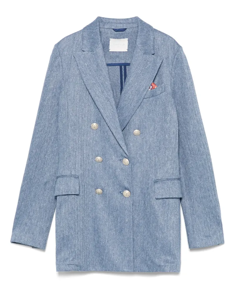 CIRCOLO 1901 Doppelreihiger Blazer - Blau Blau