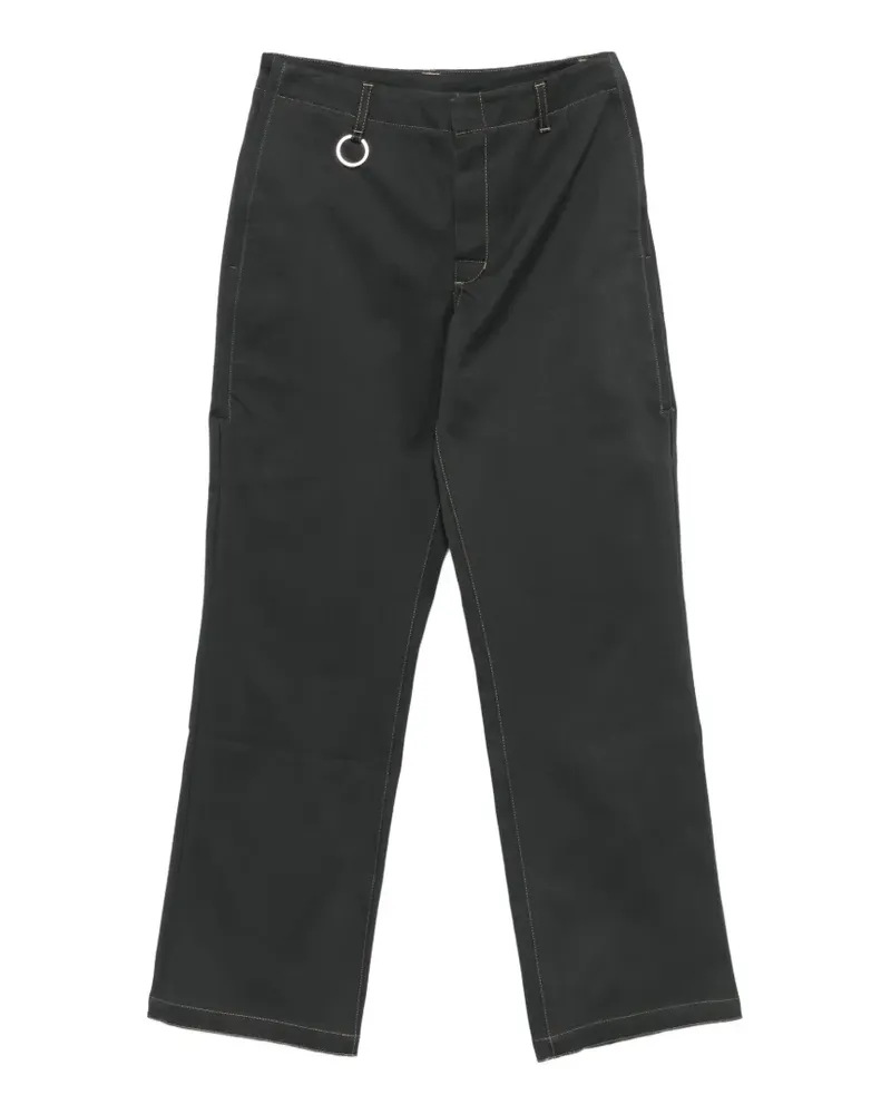 Études Studio ring-detail chino trousers - Grau Grau