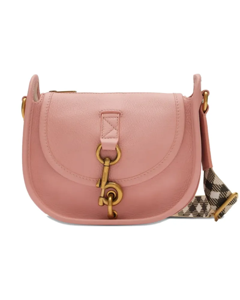 Burberry B clip check-strap mini bag - Rosa Rosa