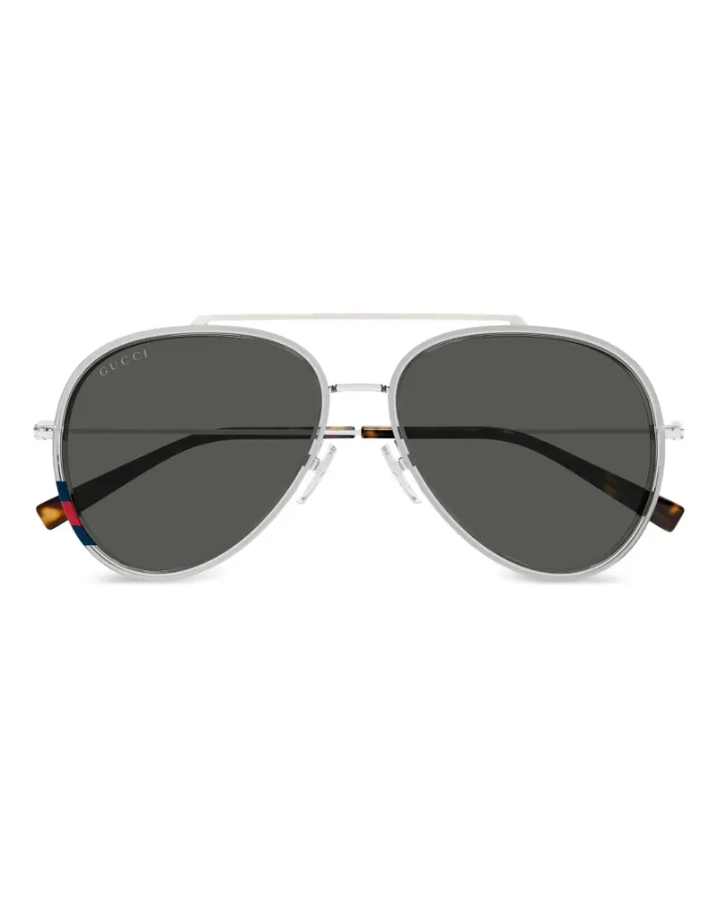 Gucci GG1981S Pilotenbrille - Silber Silber