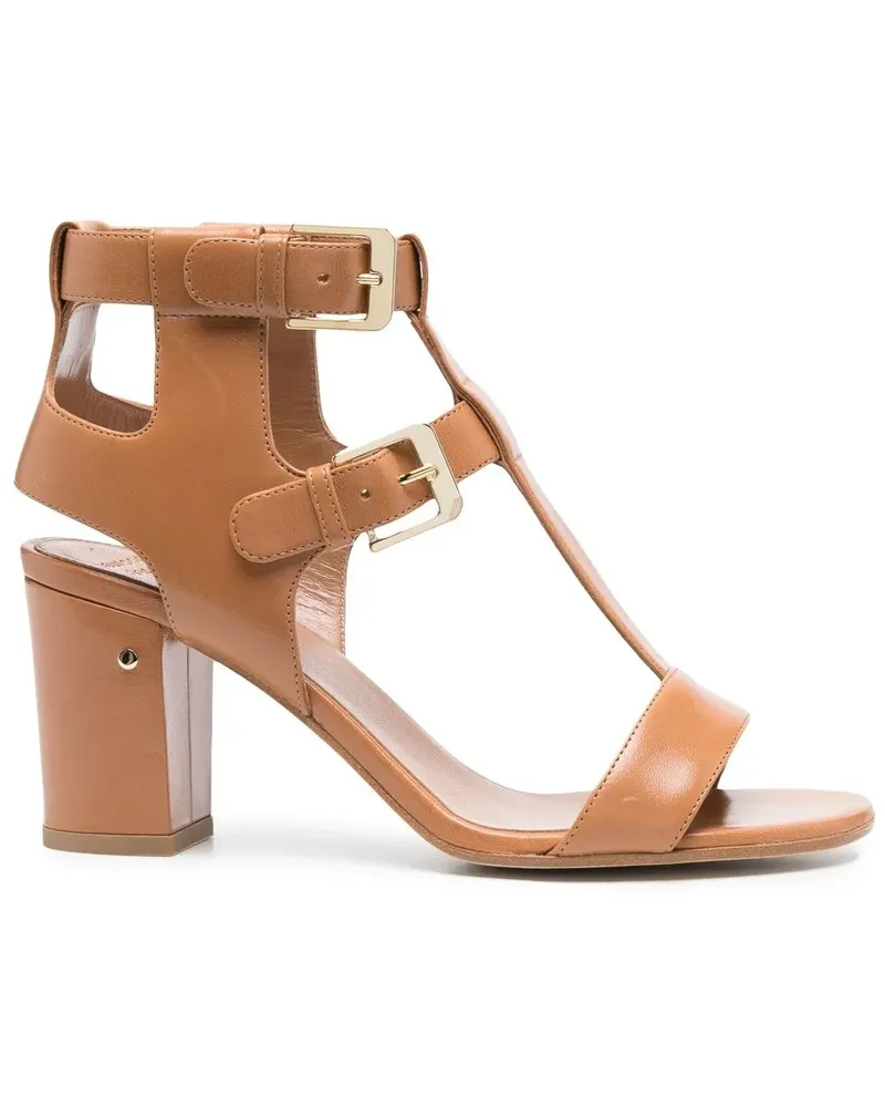 Laurence Dacade Sandalen mit T-Riemen 850mm - Braun Braun