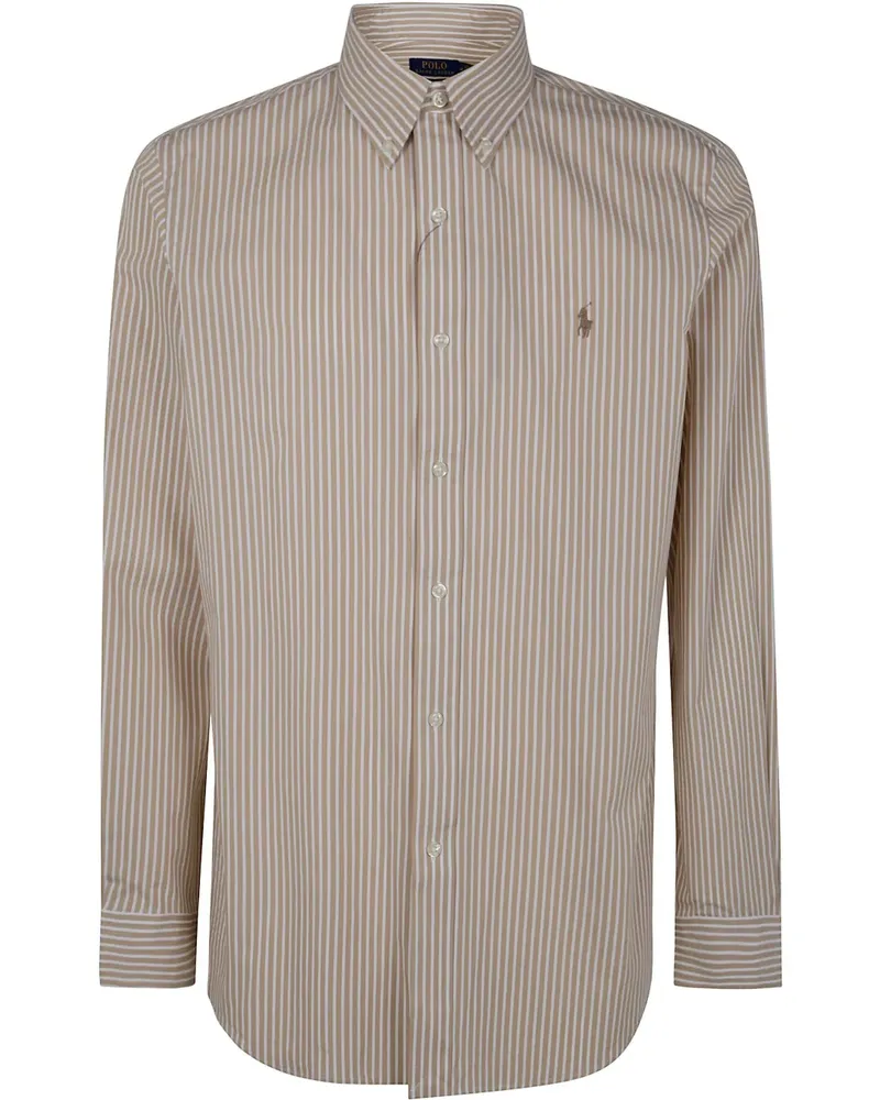 Ralph Lauren Gestreiftes Hemd - Nude Nude