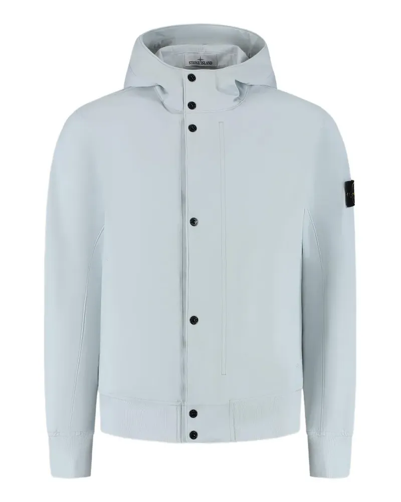 Stone Island Geknöpfte Kapuzenjacke - Blau Blau