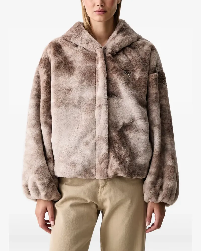 Puma Street Glam Oversized-Fleecejacke - Nude Nude