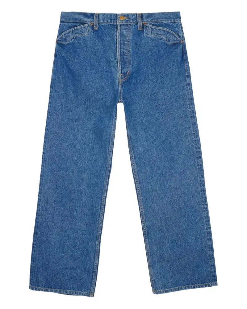 Brain Dead Type 00 Jeans mit Logo-Patch - Blau Blau